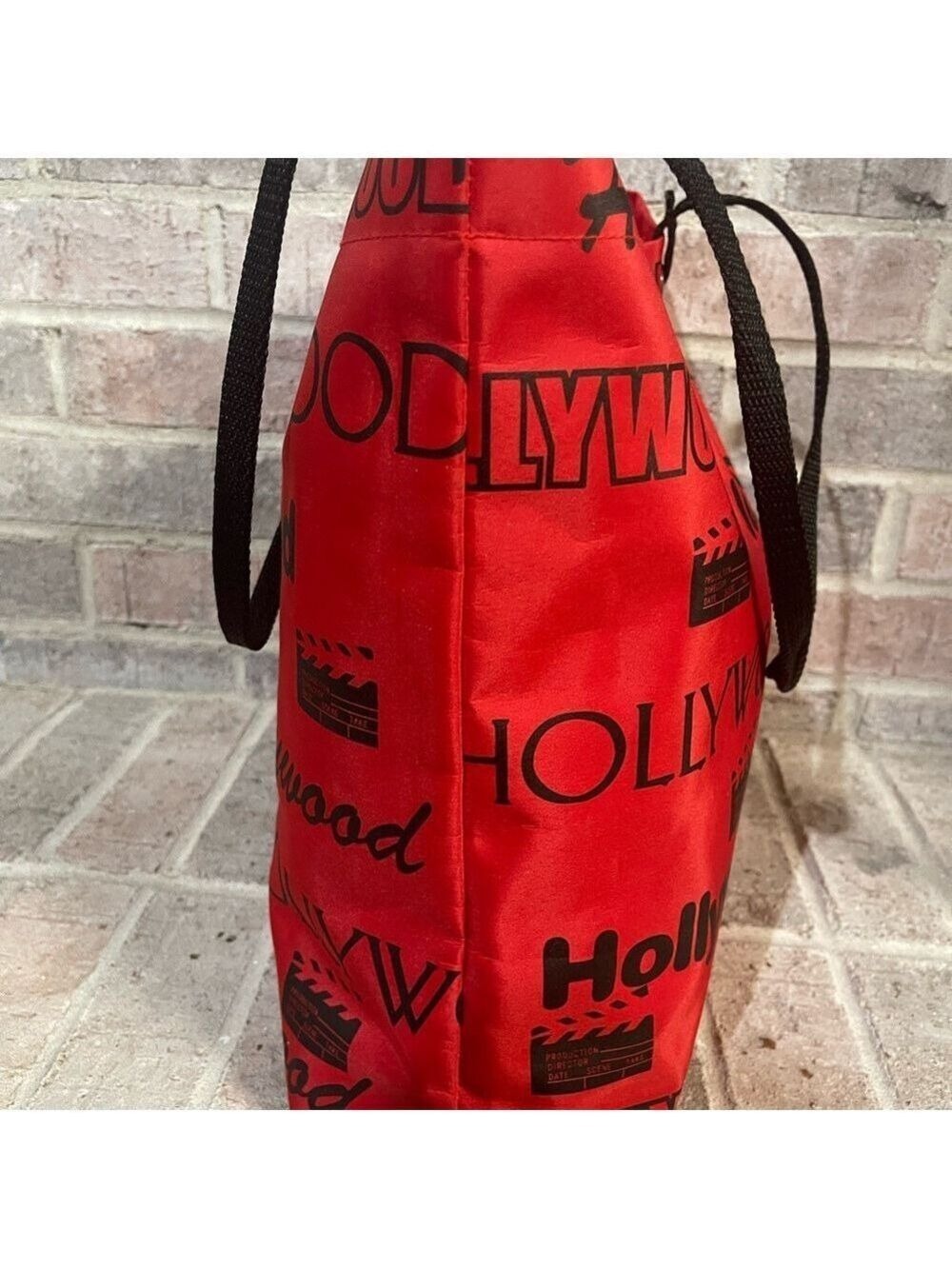 Red Hollywood Tote Bag - Picture 7 of 9